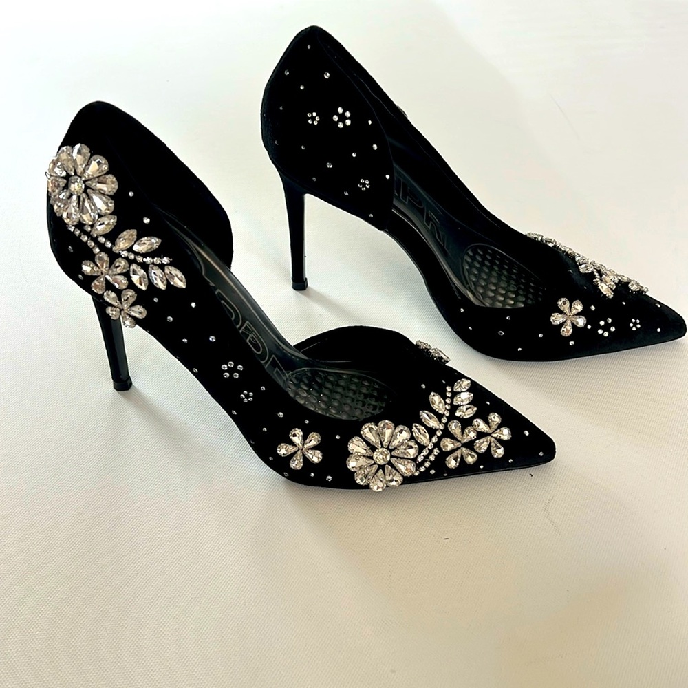 Express Rhinestone 4” Heels